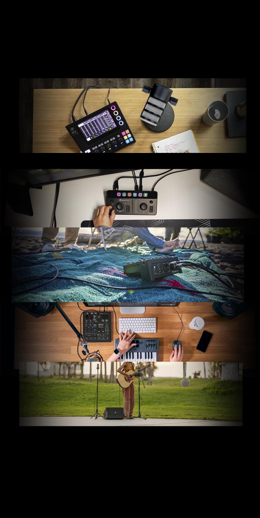 Mackieの最新の技術を投入したコンテンツクリエーターやライブ配信